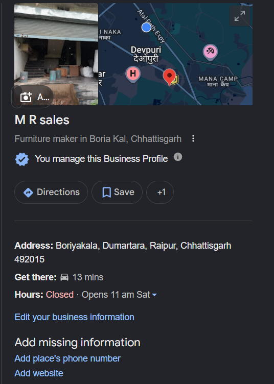 Google Business Profile of our clients.